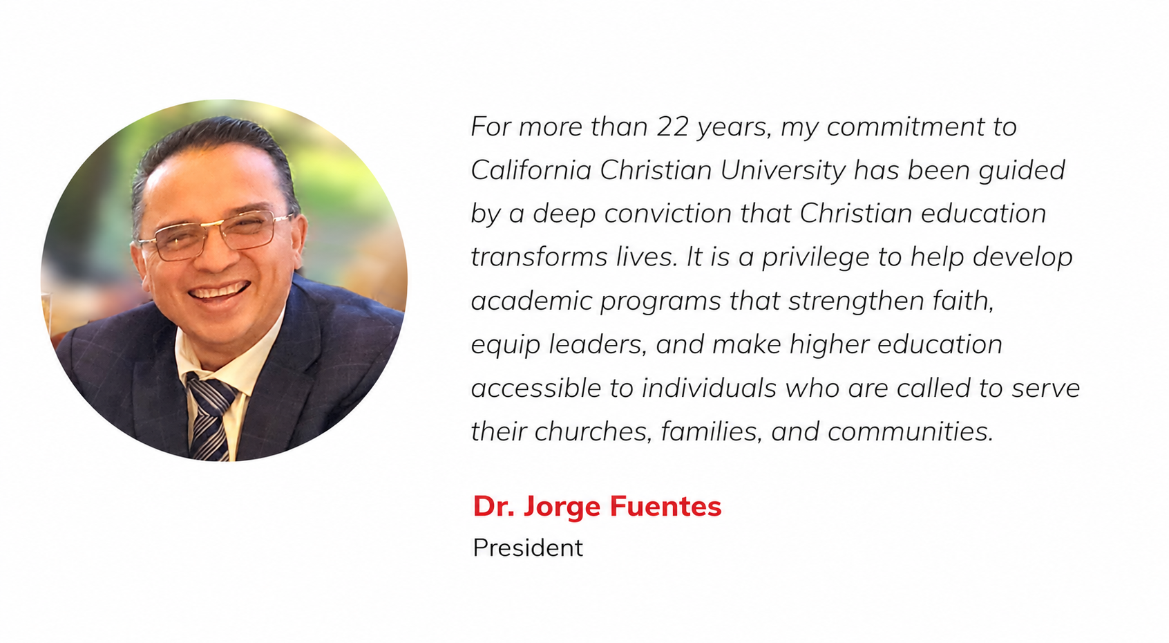 Dr. Jorge Fuentes Testimonial